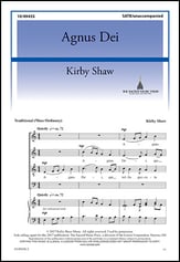 Agnus Dei SATB choral sheet music cover